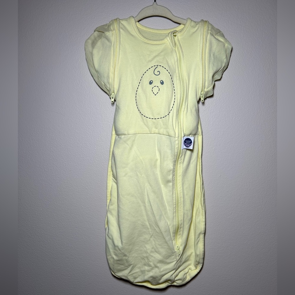 Nested Bean Zen One Yellow Gently Weighted Swaddle Size 3-6 Months